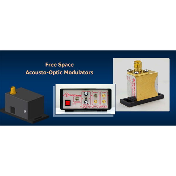 美國(guó)Brimrose光纖耦合聲光移頻器AMM-100-8-70-1550-2FP