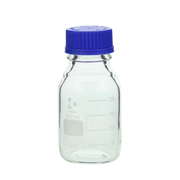 日本SIBATA柴田科學耐熱螺口瓶帶藍蓋017200-150A