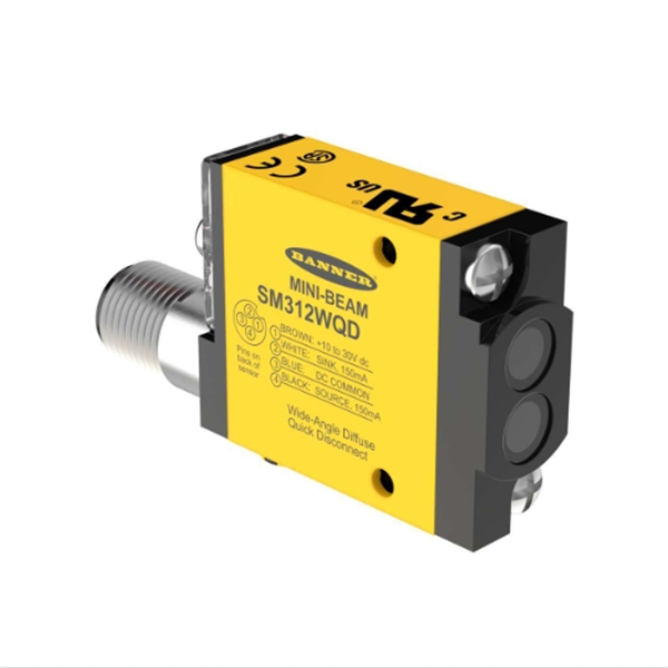 BANNER邦納美國(guó)MINI-BEAM系列光電傳感器 SME312CVQDP