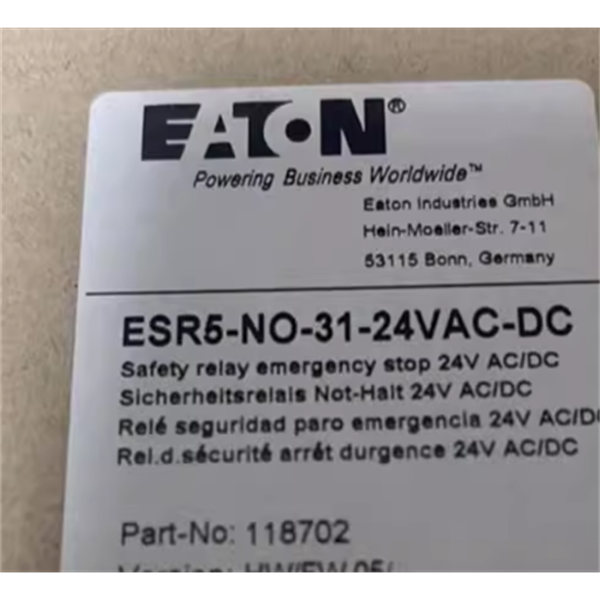 EATON伊頓Bussmann系列快速圓帽式熔斷器 FWX-40G22F