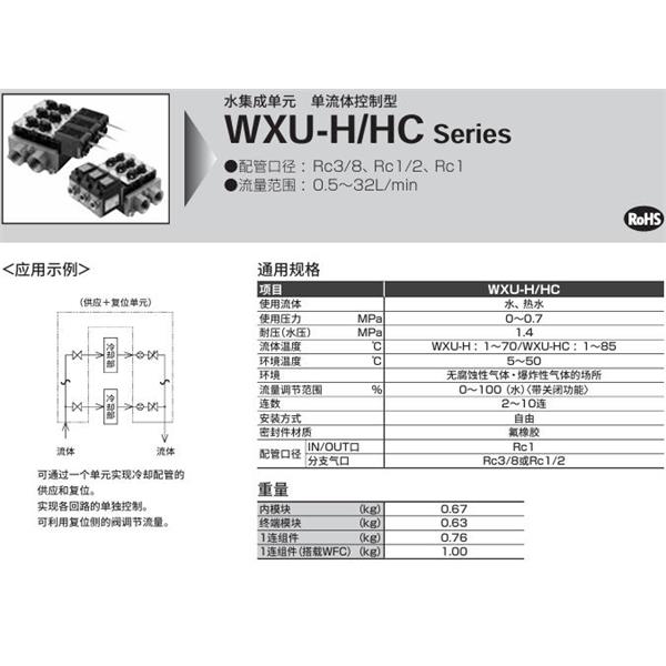 CKD喜開理水集成單元WXU-HC-10-W-15-600-PA-C3